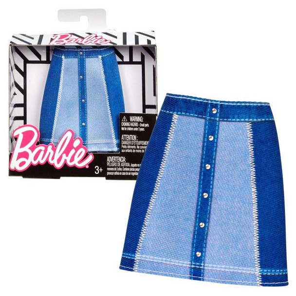 Barbie Fashions - Two Tone Denim Skirt Barbie Fashions - Two Tone Denim Skirt