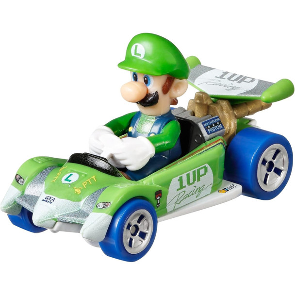 Hot Wheels Mario Kart LUIGI (Circuit Special) 1:64 Scale Replica Die-Cast Vehicle