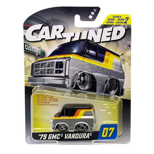 CarTuned Series 2 - '79 GMC VANDURA (Black/Silver) Die-cast Vehicle in packaging