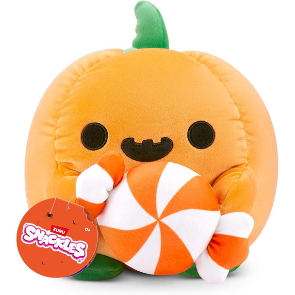 Snackles MOON the Pumpkin with Candy 8-inch Halloween Plush