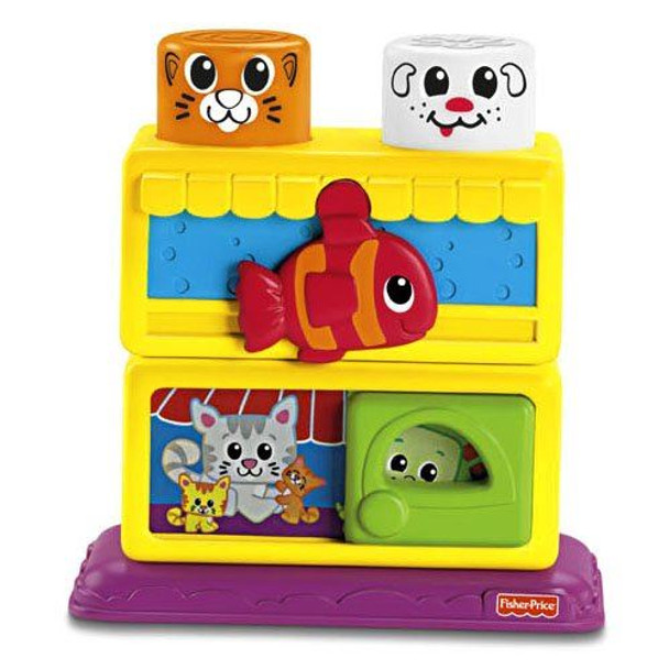 Fisher Price Stack 'n Surprise Blocks - BLOCKTIVITY PET SHOP