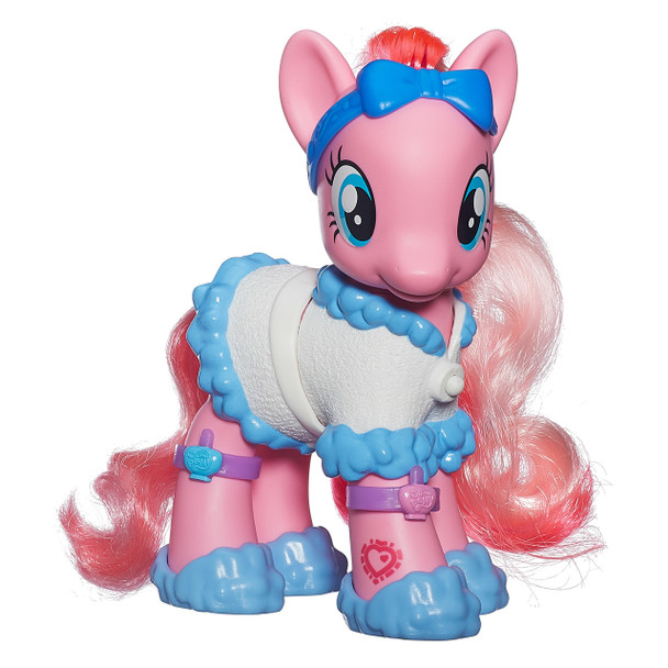 Pinkie Pie figure is dressed for spa day fun.

