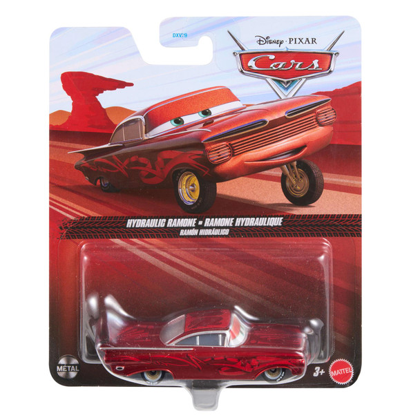 Disney Pixar Cars: HYDRAULIC RAMONE (Red) 1:55 Scale Die-Cast Vehicle in packaging