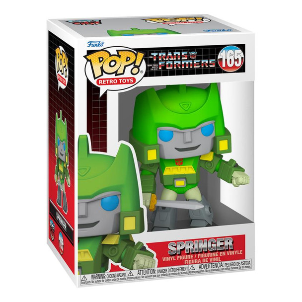 Funko POP! Retro Toys #165: Transformers SPRINGER 4.8" (12.2 cm) Vinyl Figure in packaging
