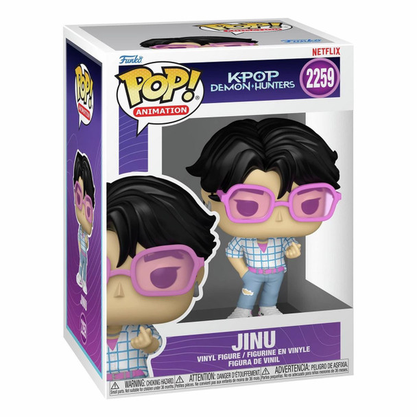 Funko POP! Animation #2259: KPop Demon Hunters JINU 4.2-inch (10.7 cm) Vinyl Figure in packaging