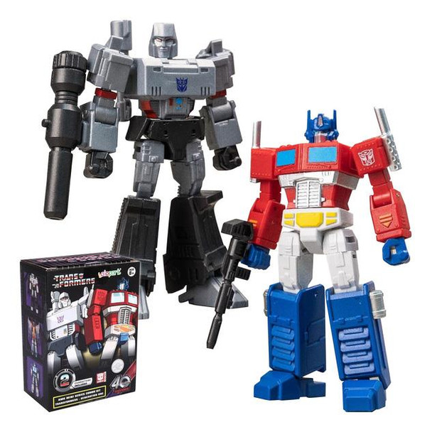 Transformers AMK MINI Series OPTIMUS PRIME vs MEGATRON 12cm Model Kit 2-Pack