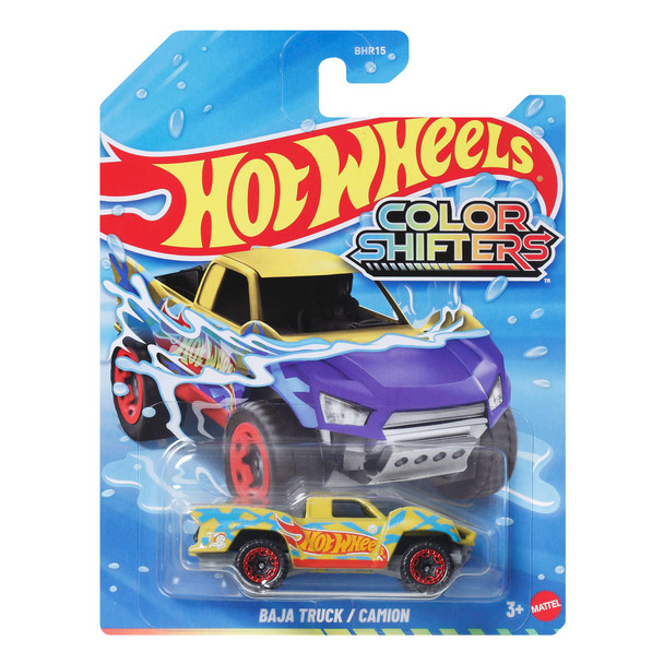 Hot Wheels Colour Shifters BAJA TRUCK 1:64 Scale Die-cast Vehicle in packaging