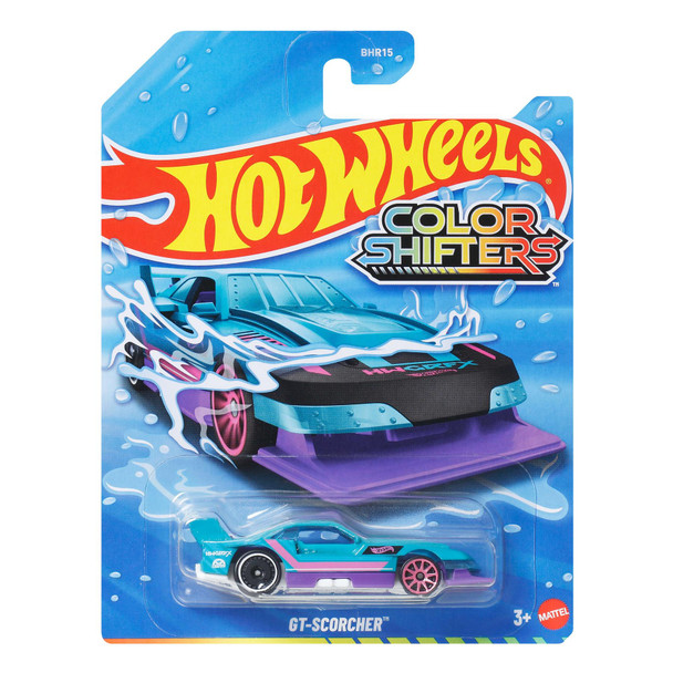 Hot Wheels Colour Shifters GT-SCORCHER 1:64 Scale Die-cast Vehicle in packaging