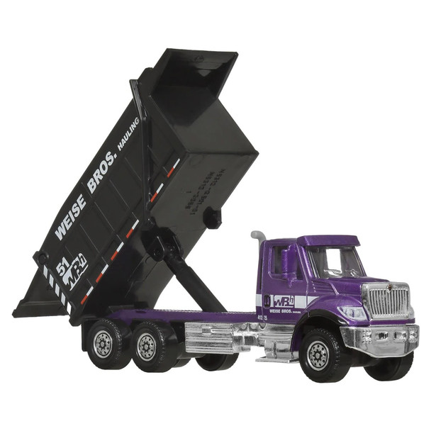 Matchbox Working Rigs - International Workstar 7500 Dump Truck (Purple & Black)