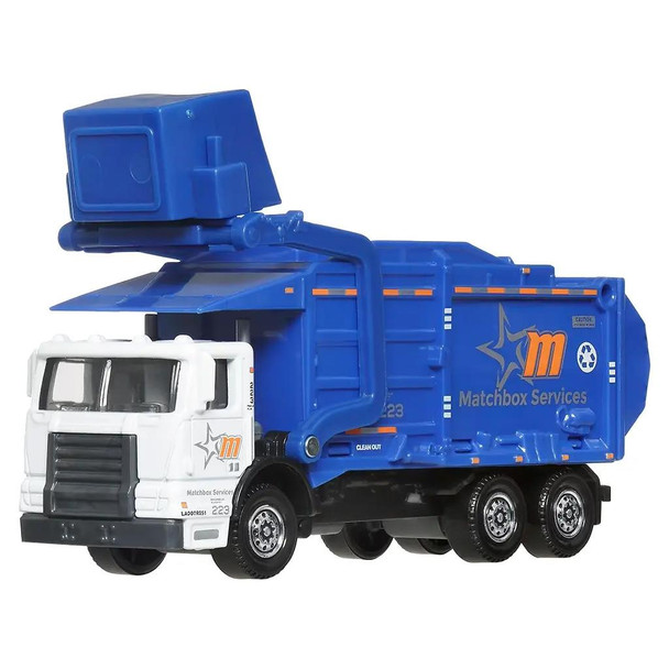 Matchbox Working Rigs - Garbage King XL (Blue & White)