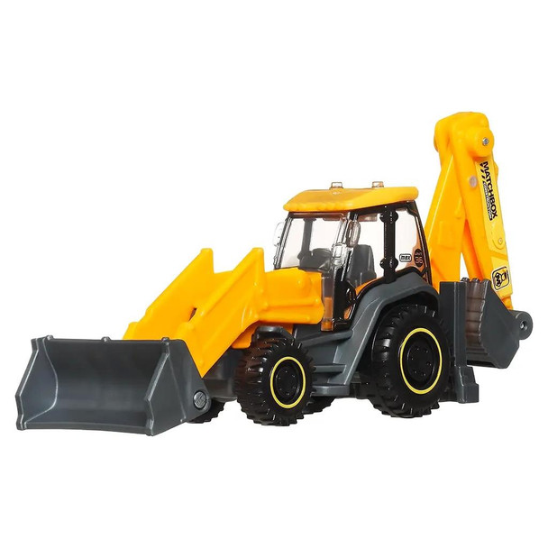 Matchbox Working Rigs - MBX Backhoe (Yellow & Grey)