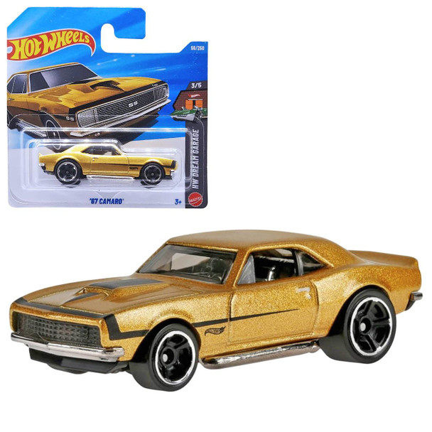 Hot Wheels '67 CAMARO (Gold) 1:64 Scale Die-cast Vehicle