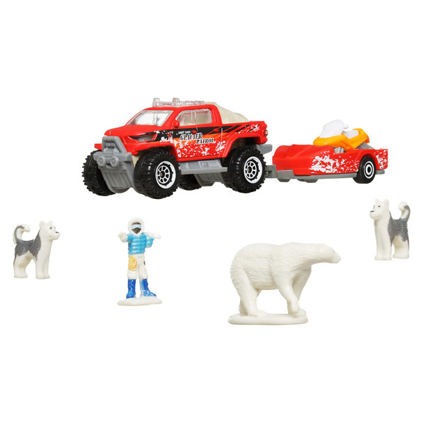 Matchbox Adventure Pack MBX FIRE RESCUE 1:64 Scale Die-cast Vehicle Playset