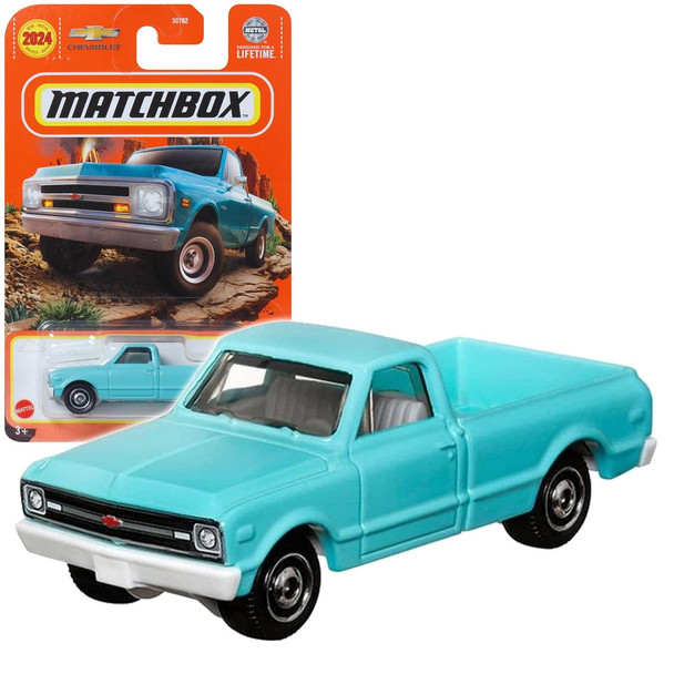 Matchbox 1968 CHEVY C10 (Turquoise) 1:64 Scale Die-cast Vehicle