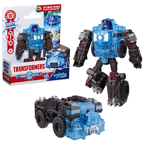 Transformers Cyberworld Energon Surge OPTIMUS PRIMAL Cyber Changers 4-Inch Action Figure