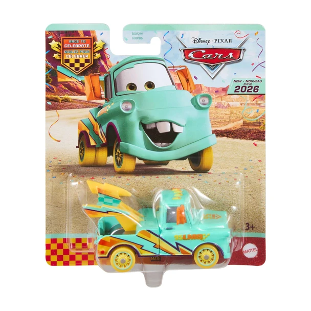 Disney Pixar Cars: Race to Celebrate MATER 1:55 Scale Die-Cast Vehicle in packaging