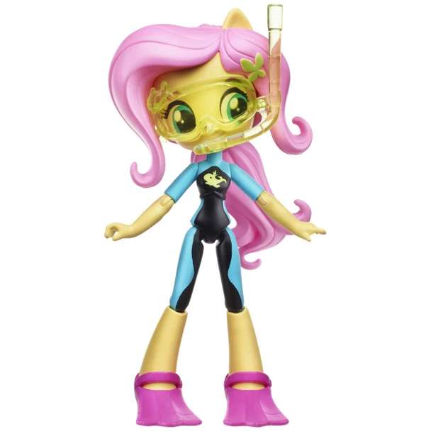 My Little Pony Equestria Girls FLUTTERSHY Beach Collection Minis Doll