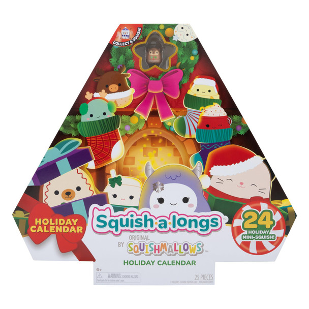 Squishmallows Squish-a-longs 24-Day Holiday Advent Calendar