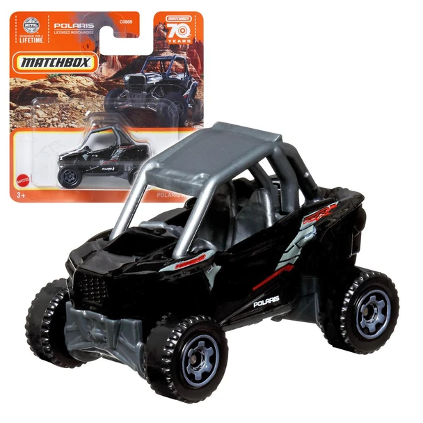 Matchbox POLARIS RZR (Black) 1:64 Scale Die-cast Vehicle