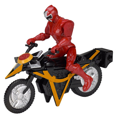 Red A Stone Ranger Cycle Power Rangers Ninja Steel RED RANGER Mega Morph Cycle & Figure - The ...