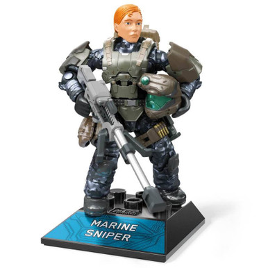 Mega Bloks Halo 10th Anniversary ODST Arctic Sniper Specialist - a