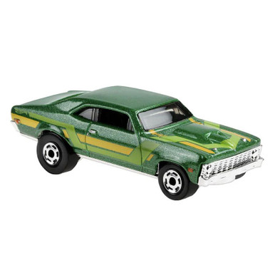 Hot Wheels 1/64 - Flying Custom 1968 Nova - Vert - Moulé Sous Pression - Neuf