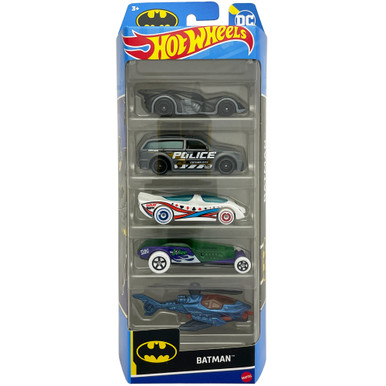 Hot Wheels pack 5 coches Batman