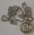 Large Open st. Christopher Medal, endless chain