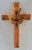 Olive wood cross with descending dove