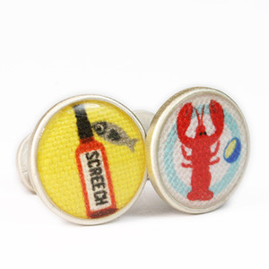 Lobster and Screech Cufflinks