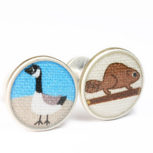 Beaver and Canada Goose