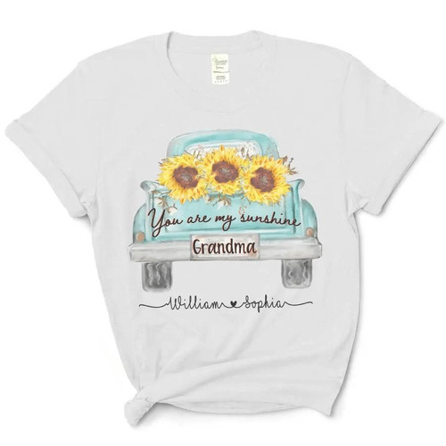 You Are My Sunshine Nana - Truck Sunflower | T-Shirt