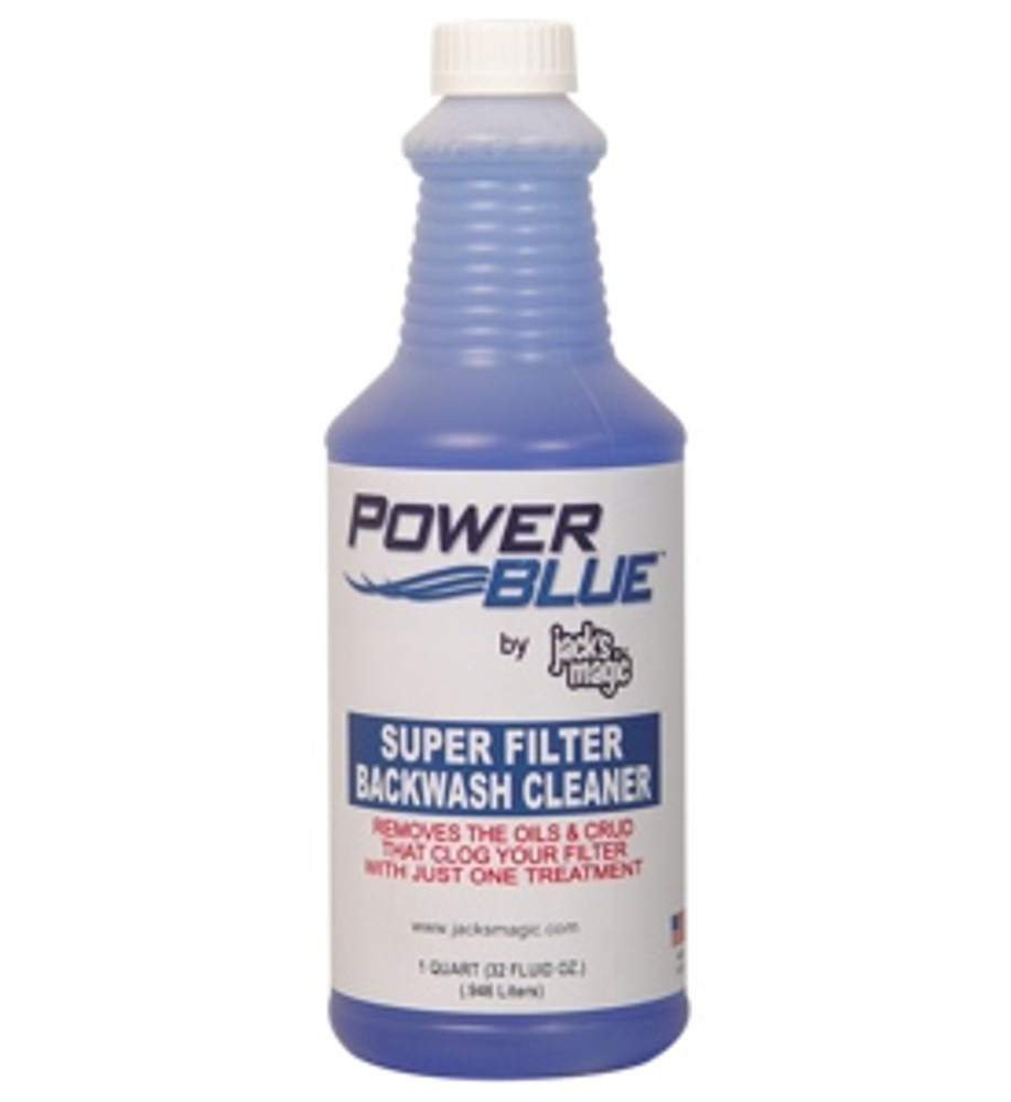 Power Blue Filter Backwash Cleaner - 1 qt