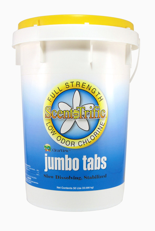 ClearView Scent-Trific Jumbo TABS - 50 lb  -   CVTLST050