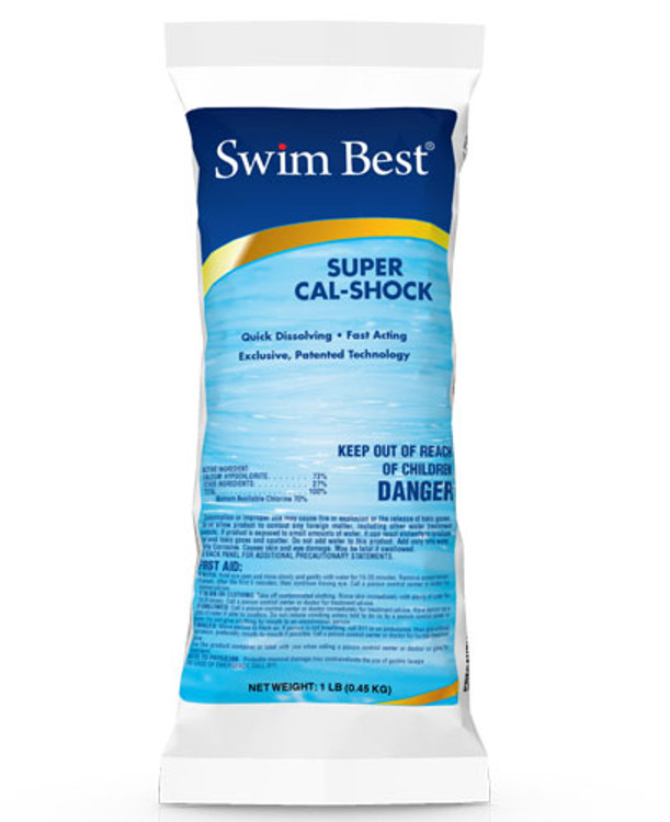 Swim Best Super Cal-Shock chlorine shock - 6 x1 lb