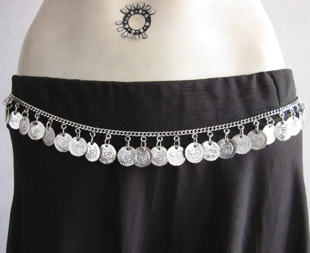 Boho Single Coin Chain Belt