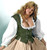 Lady's Bodice Twill-Olive