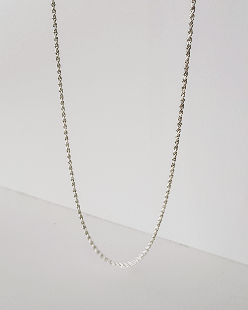 Cable Chain Necklace Sterling Silver - kellinsilver.com