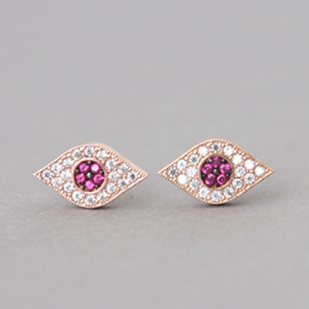 Swarovski evil eye studs Outlet