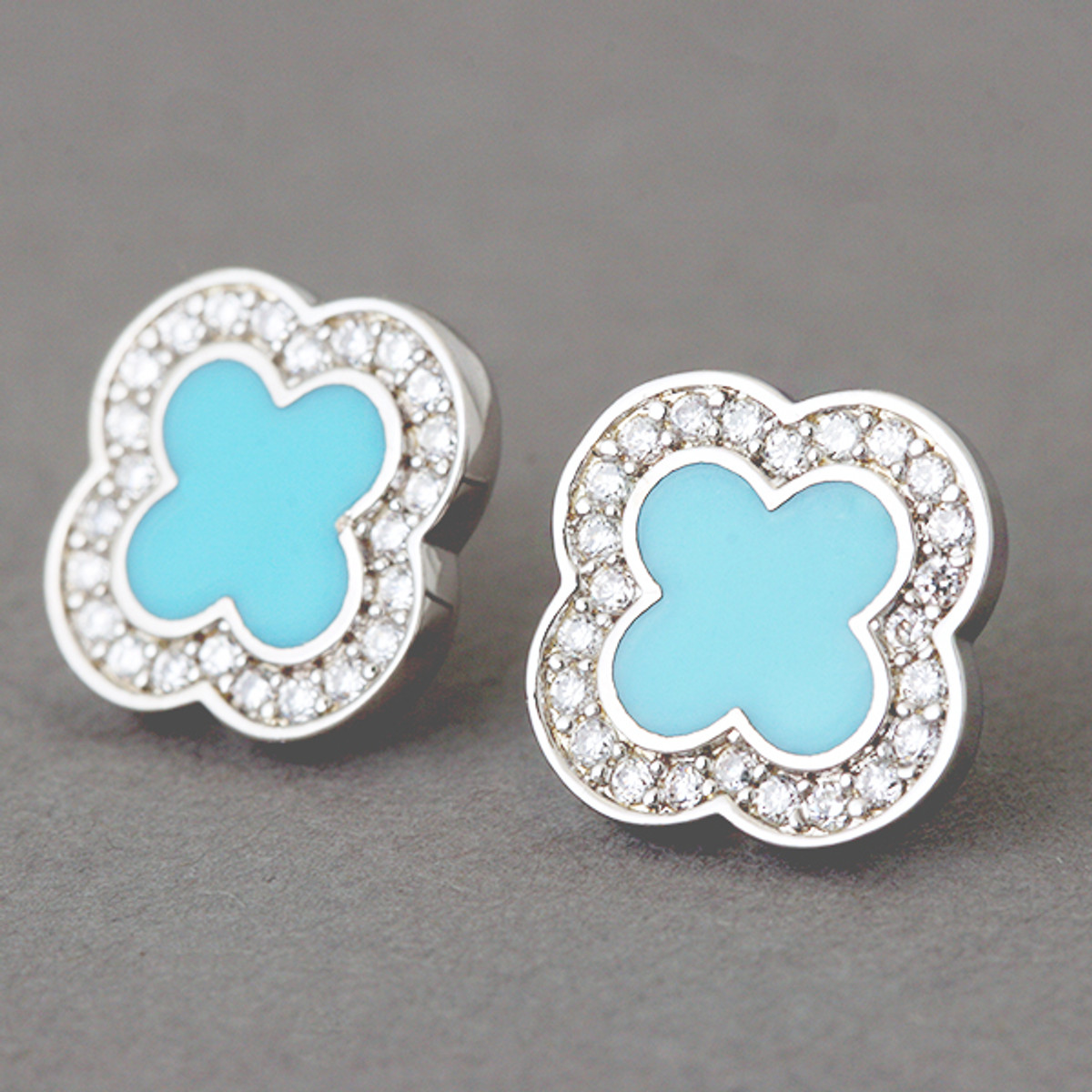 Basic clover earrings