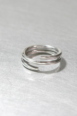 Sterling Silver Swirl Bypass Ring from kellinsilver.com