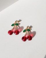 Cute Cherry Earrings on kellinsilver.com