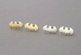 Halloween Bat Earrings Silver Post Halloween Bat Earrings Silver Post
