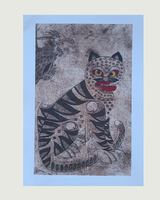 Korean 19th Century Minhwa Hojakdo Tiger and Magpie Poster Print - Kpop demon hunters Derpy tiger and Sussie Magpie Korean 19th Century Minhwa Hojakdo Tiger and Magpie Poster Print - Kpop demon hunters Derpy tiger and Sussie Magpie