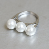 Three Shell Pearl Bar Ring Sterling Silver from kellinsilver.com Three Shell Pearl Bar Ring Sterling Silver from kellinsilver.com