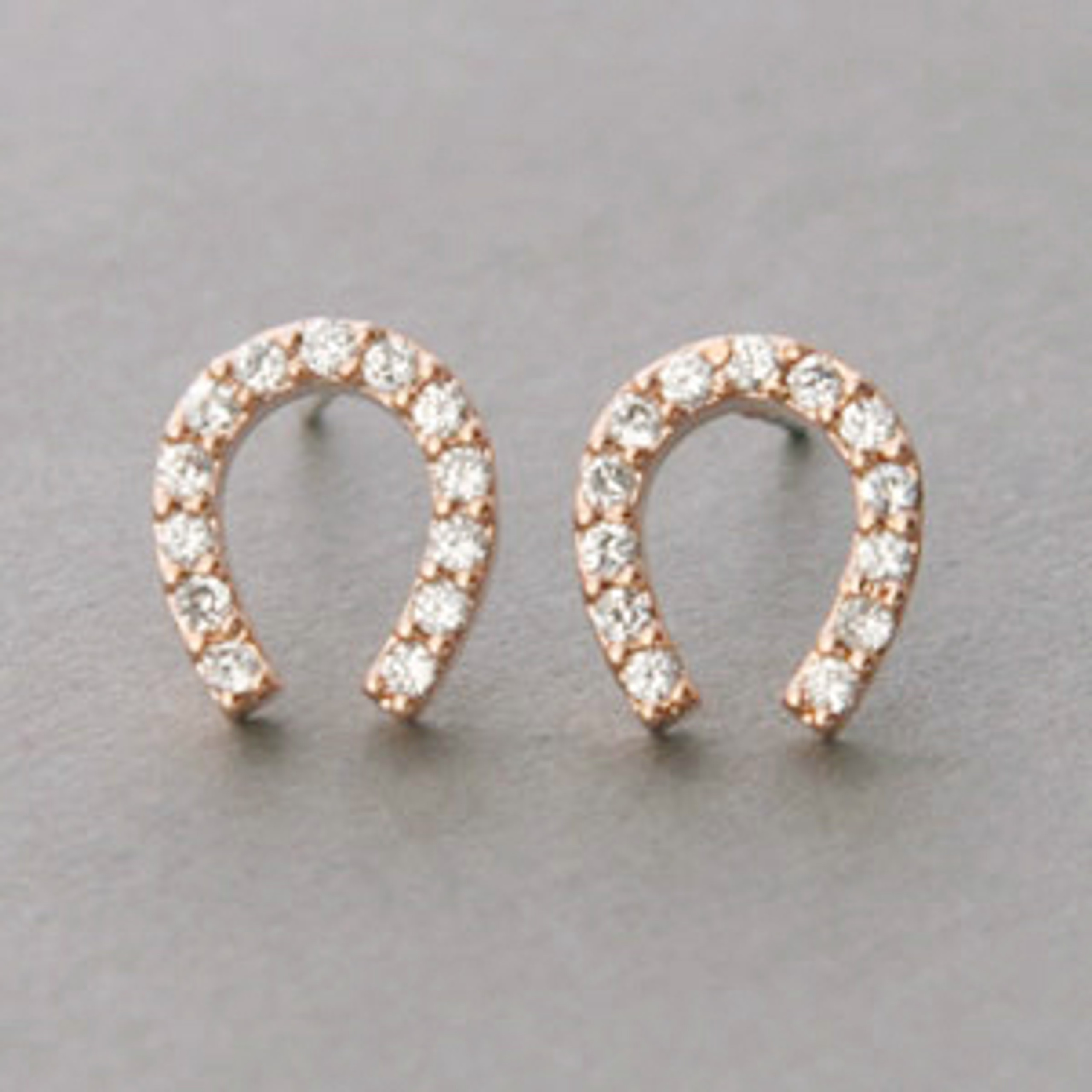 Swarovski rose gold earrings stud Clearance