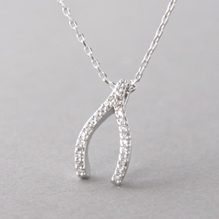 Swarovski wishbone necklace clearance