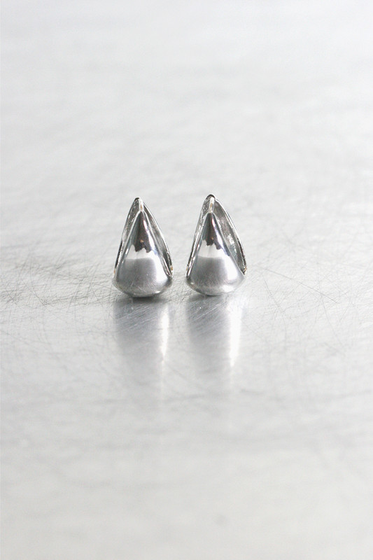 Sterling Silver Hinge Teardrop Earrings Mini no1 from kellinsilver.com