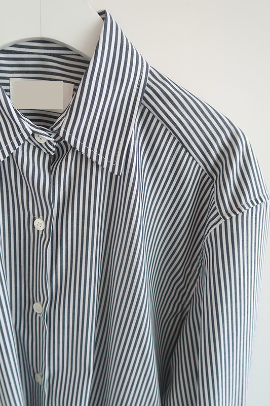 Navy Striped Cotton Shirts - kellinsilver.com