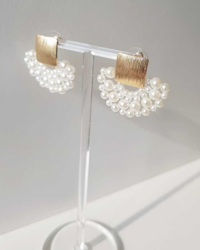  Pearl Sector Earrings on kellinsilver.com